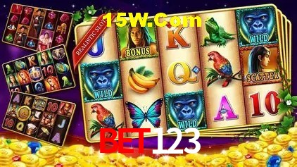 Interface moderna da plataforma Bet123